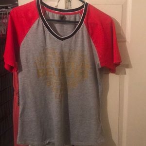 A shirt with a bible verse on it